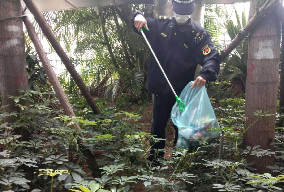 捡垃圾并进行分类